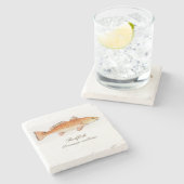 Redfishのコースター ストーンコースター (横)