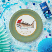 Redfishのサンタのクリスマス ペーパープレート (パーティー)