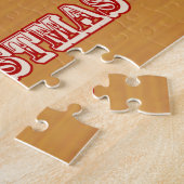 Redfishのサンタの帽子のクリスマス ジグソーパズル (側面)