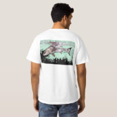 Redfishのワイシャツ Tシャツ (裏面フル)