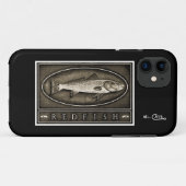 Redfishのヴィンテージの黒く及び白いiPhone 5の箱 Case-Mate iPhoneケース (裏面(横))