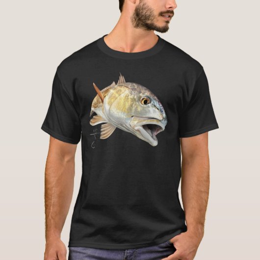 Redfishの殴打- Zazzle.png Tシャツ (正面)