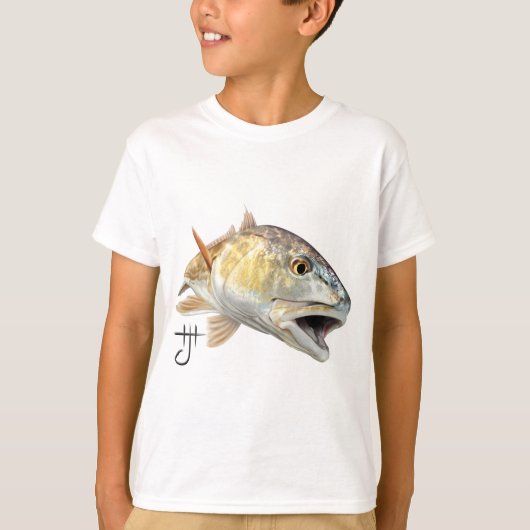 Redfishの殴打- Zazzle.png Tシャツ (正面)