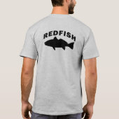 Redfish魚釣りロゴ Tシャツ (裏面)
