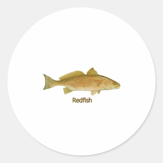 Redfish (タイトル) ラウンドシール (正面)