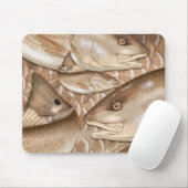 Redfish (赤いドラム)のマウスパッド マウスパッド (マウス)