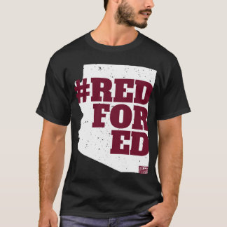 REDFORED アリゾナ州教師抗議キャンペーン 教育者 Tシャツ