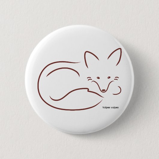 RedFox 缶バッジ (正面)