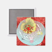 RedFrogとコイ マグネット (正面/裏面)