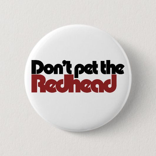 REDHEADを気に入らない 缶バッジ (正面)