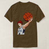 RedHead Basketball player Tシャツ (デザイン正面)