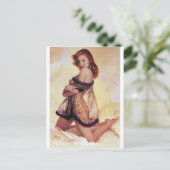 Redhead Bomshellピン留め ポストカード (スタンド正面)