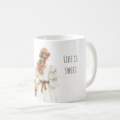Redhead Female Baby Chicks コーヒーマグカップ (正面右)
