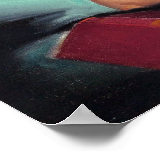 Redhead in Nighty Pin Up ポスター (角)