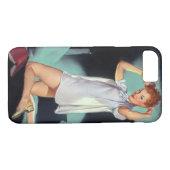 Redhead in Nighty Pin Up Case-Mate iPhoneケース (裏面(横))