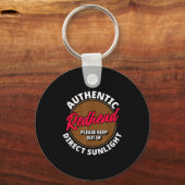 Redhead Keep Out Of Sunlight - Funny Ginger  キーホルダー (正面)