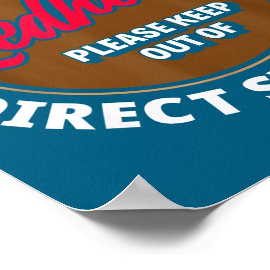 Redhead Keep Out Of Sunlight - Funny Ginger  ポスター (角)