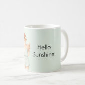 Redhead Mint Top Hello Sunshine Ice Cream Beach コーヒーマグカップ (正面右)