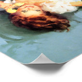 Redhead on Telephone Pin Up ポスター (角)