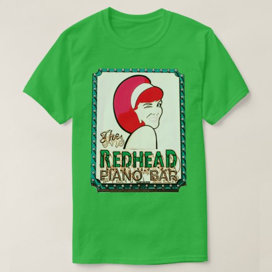 Redhead Piano Bar Tシャツ (デザイン正面)