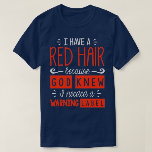 Redhead Red Hair Woman 2 Tシャツ (デザイン正面)