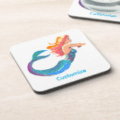 Redheaded Mermaid Posiing Thunder_Cove   コースター (左側)