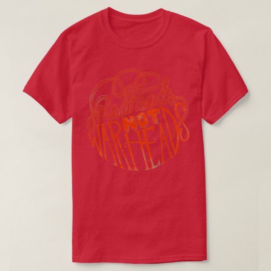 Redheads Not Warheads Tシャツ (デザイン正面)