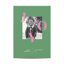 Rediating Joy Holiday Photo Card シーズンカード