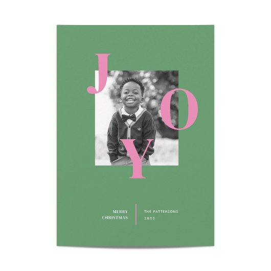 Rediating Joy Holiday Photo Card シーズンカード