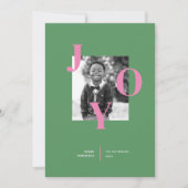 Rediating Joy Holiday Photo Card シーズンカード (正面)