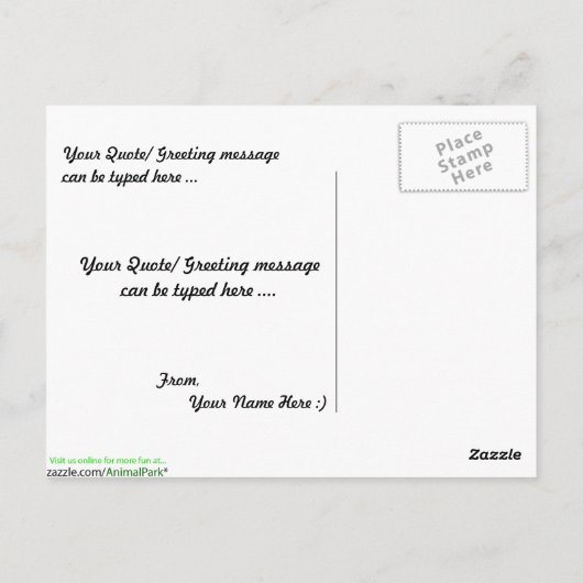 Redier Sunfish ポストカード (裏面)