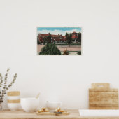 Redlands, CA -スマイリーライブラリの表示 ポスター (キッチン)