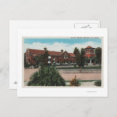 Redlands, CA -スマイリーライブラリの表示 ポストカード (正面/裏面)