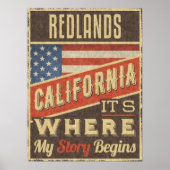 Redlands California ポスター (正面)