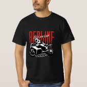 Redline Warrior：バイク乗りTシャツ Tシャツ (正面)