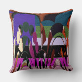 Redman4u2 Geometric Graphic Motif– 2026 Trend  クッション (裏面)