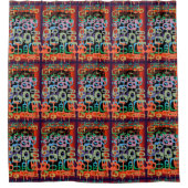 Redman4u2 Geometric Graphic Motif Modern Trend  シャワーカーテン (正面)