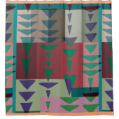 Redman4u2 Geometric Graphic Motif Modern Trend  シャワーカーテン (正面)