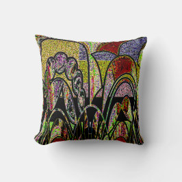 Redman4u2 Geometric Graphic Motif Throw Pillow クッション