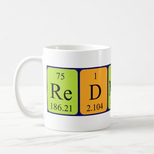 Redmond期別テーブル名mug コーヒーマグカップ (左)