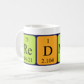 Redmond期別テーブル名mug コーヒーマグカップ (正面左)