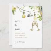 Redneck Wedding Cowboy Hat Save the Date セーブザデート (正面)