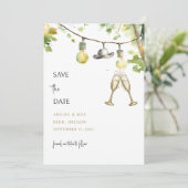 Redneck Wedding Cowboy Hat Save the Date セーブザデート (スタンド正面)