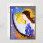 Redon – 光の球体の子 ポストカード (正面/裏面)