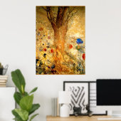 Redon – 彼の若い頃の仏 ポスター (ホームオフィス)