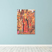 Redon – 花の間の仏歩く キャンバスプリント (インサイチュ (ウッドフロア))