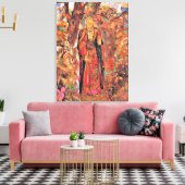 Redon – 花の間の仏歩く キャンバスプリント (インサイチュ (リビング))