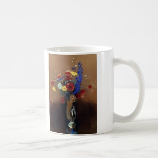 Redon: 野生花、C1912 コーヒーマグカップ (右)