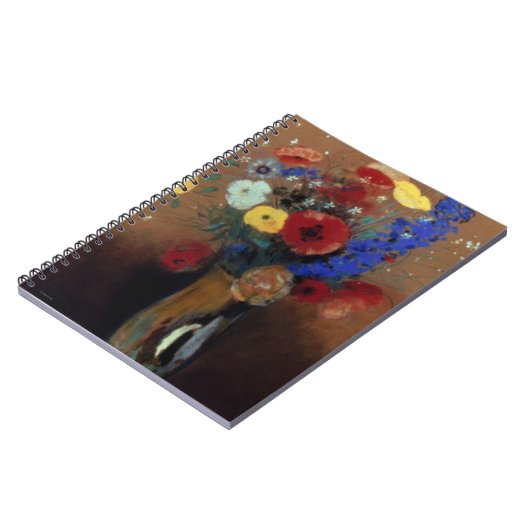 Redon: 野生花、C1912 ノートブック (左側)