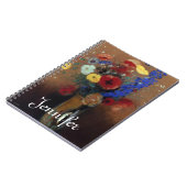 Redon: 野生花、C1912 ノートブック (左側)